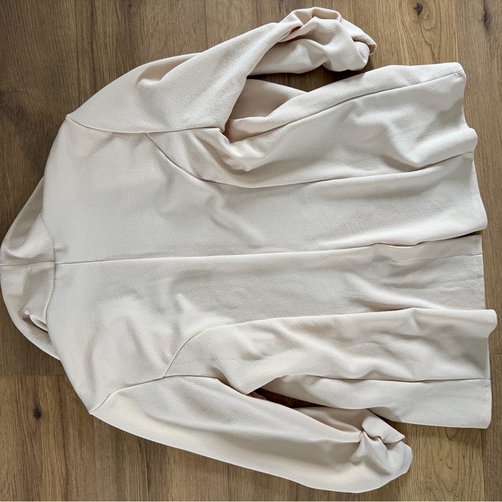 Cream Button-Up Blazer - Picture 2 of 3